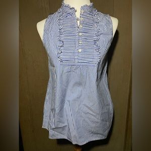 J.Crew Front Bib Blouse